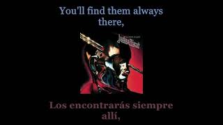 Judas Priest - Heroes End - 09 - Lyrics / Subtitulos en español (Nwobhm) Traducida