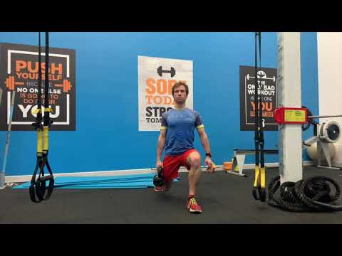 Offset split squat