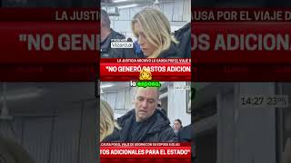 La justicia archiva la causa por el viaje de la esposa de Adorni