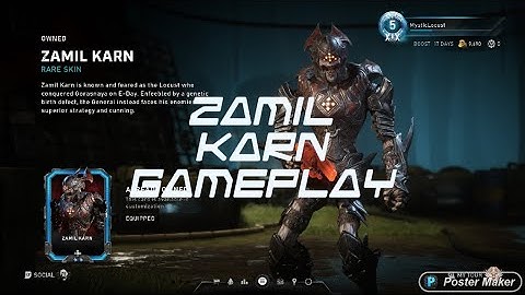 Zamil Karn Gameplay (Gears 5)