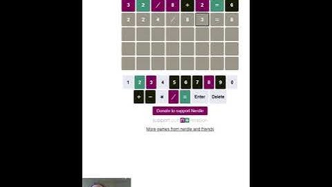 Maths Wordle! Nerdle puzzle for 22 Feb 23