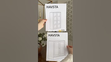 I can’t believe this DIY built-in started with the IKEA Havsta bookcases! The results are stunning!