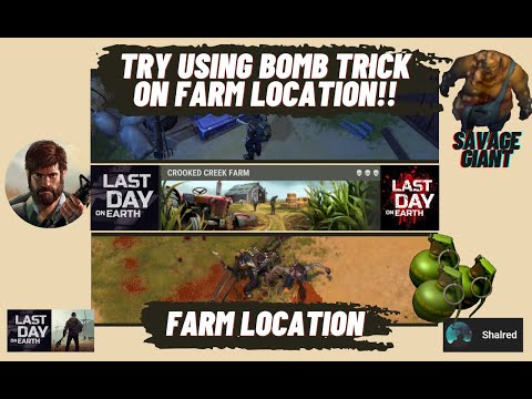 FARM LOCATION VISIT + TRY NEW TRICK USING GRENADE - Last Day On Earth: Survival