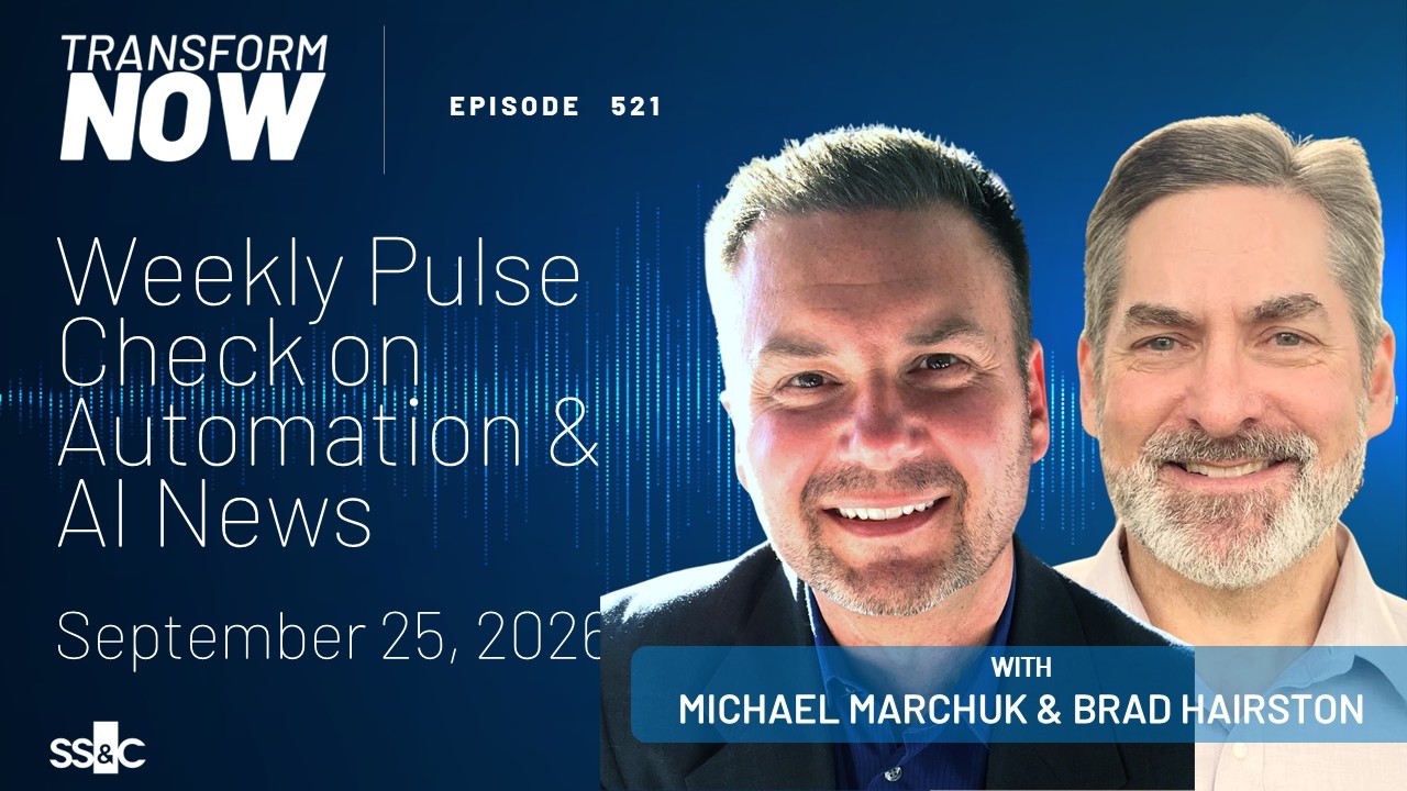 Weekly Pulse Check on Automation \u0026 AI News - 09.25.26
