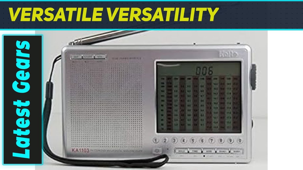 Kaito KA1103: The Best Portable Worldband Radio for Global Adventures