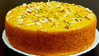 పెరుగు, బటర్,ఓవెన్,ఎగ్ లేకుండా ఈజీగా Eggless Suji Mango cake Without Oven,Curd