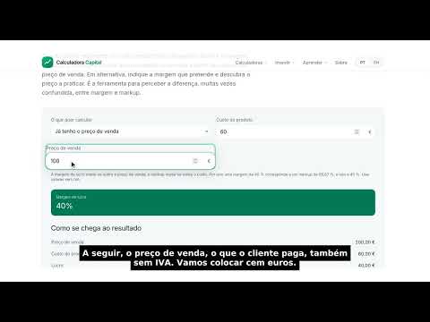 Calculadora de Margem de Lucro