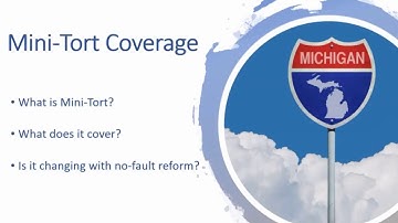 What Michigan Drivers Need to Know About No-Fault Reform: Mini-Tort