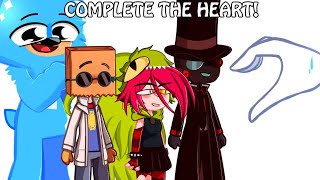 Complete the heart with villainous but different (BLOOD WARNING) | Villainous | Gacha club