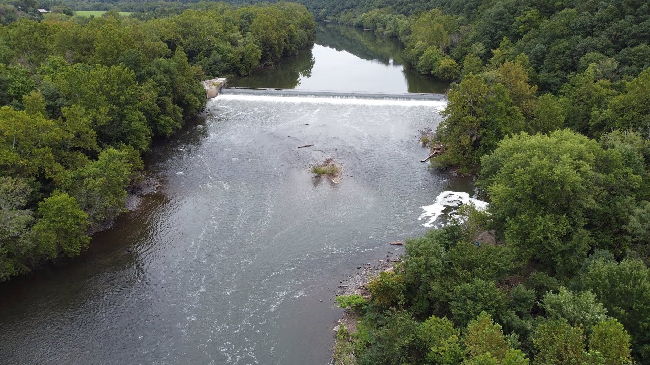 Black Rock Dam Drone Flight Phoenixville, Pennsylvania YouTube