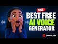 100% FREE AI Text-to-Speech Voice Over Generator | Better than ElevenLabs