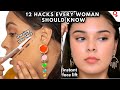 12 Beauty Hacks Every WOMAN Should Know for less STRUGGLES!