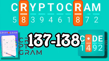 CRYPTOGRAM level 137 138