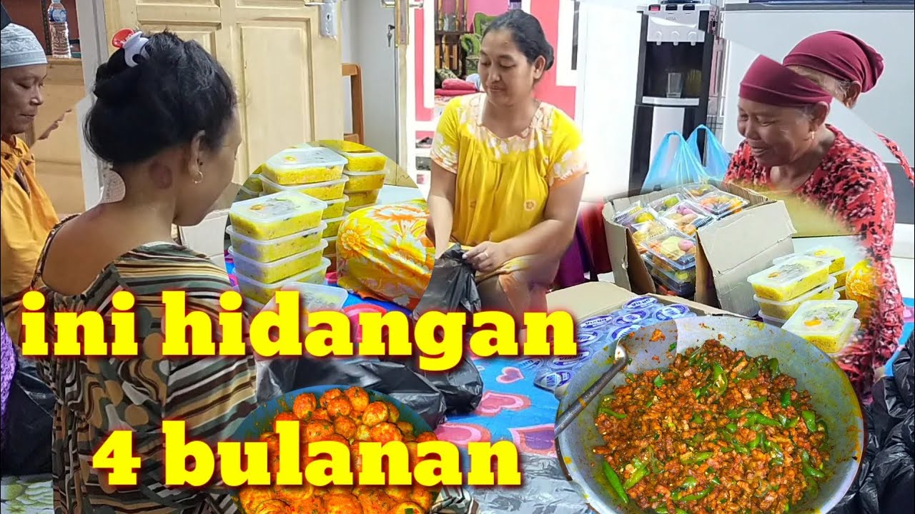 Masak memasak untuk acara 4 bulanan