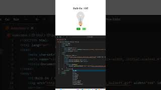 Bulb On and Off Using JavaScript | Simple JavaScript Project | Code Skillzz