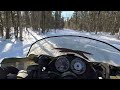 Snowmobiling in Northern WI.