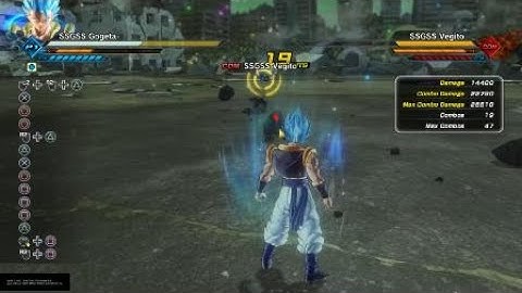 DBXV2 New Gogeta Blue tech combo (ADVANCED and doable Online)