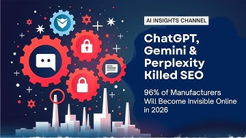 ChatGPT, Gemini and Perplexity Killed SEO. Why 96% of Manufacturers Are Now Invisible