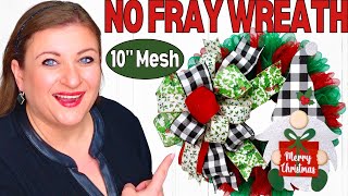 How to make ZERO FRAY Christmas Wreath | The Nadia Method