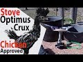 Optimus Crux Backpacking Camp Stove Review (With a Chicken?)