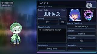 Celebrity OC import codes PT.1 Profile