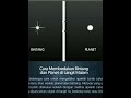 bintang itu kedap kedip karena tertutup atmosfer planet itu tidak kedap kedip😅🤭🗿 #astronomy #cyborg
