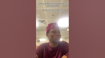 Top 6 AI Roles to keep an eye on in 2025 #ai #2025goals #2025 #data