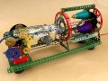 Horizontal Two-yarn Meccano French Knitting Machine