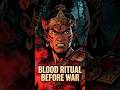 BLOOD RITUALBEFORE WAR  #historicalmyths #ancient #historicalfacts #facts
