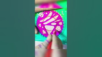 Spirograph Ruler Design ASMR Satisfying #shorts #shortvideo #asmr #drawing