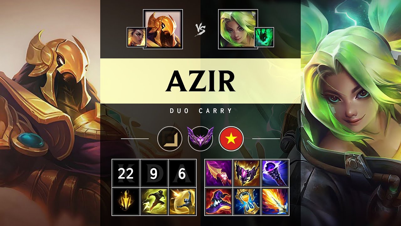 Azir Carry vs Zeri - VN Master Patch 25.17