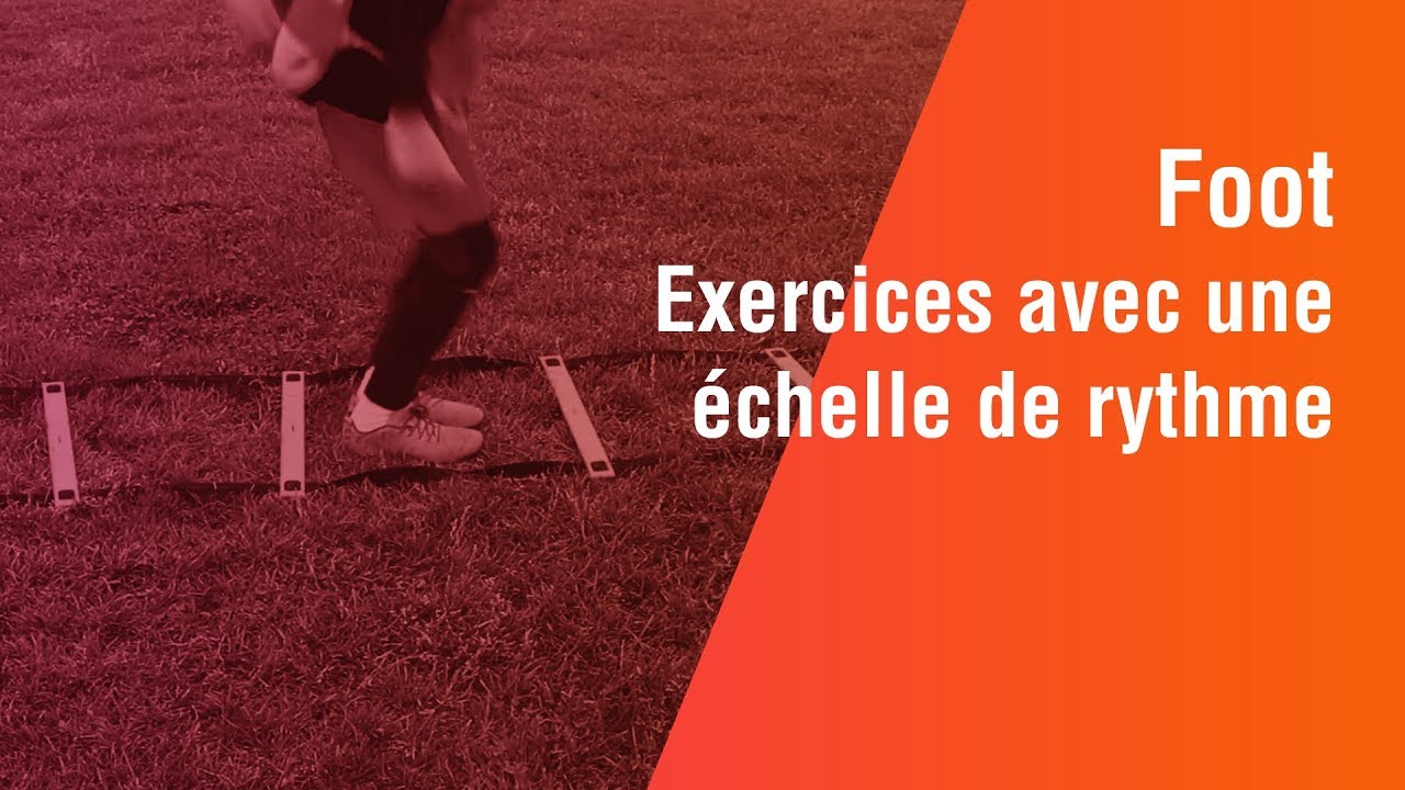Foot : Exercices avec une échelle de rythme, enfants de 8 à 12 ans 