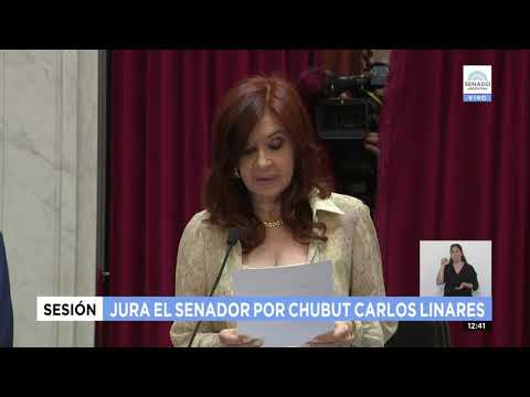 JURA SENADOR ELECTO CARLOS LINARES   SESION ESPECIAL 09 12 21