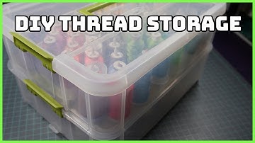 Check Out This DIY Thread Storage For Small Spaces