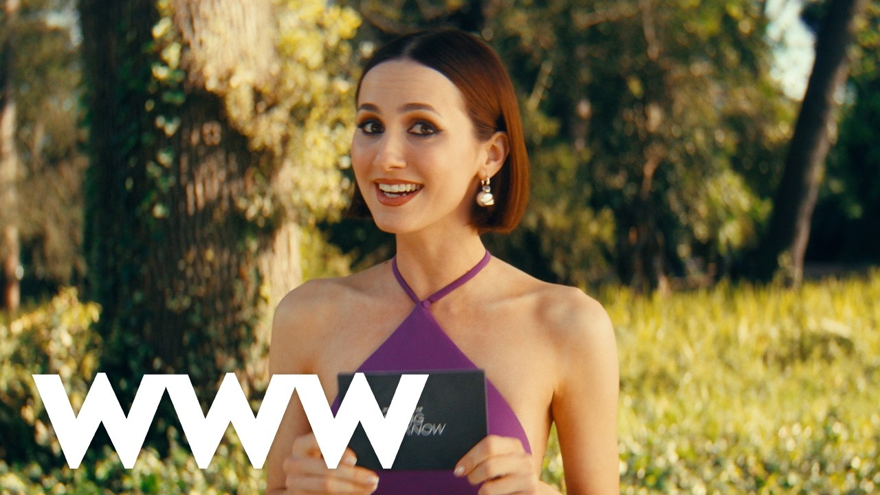 maude apatow purple dress Maude Apatow Reacts to Euphoria Ending Fans Ask If It's Satisfying