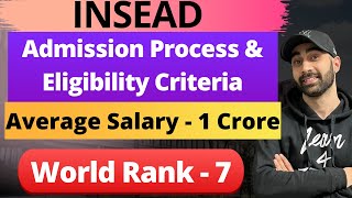 INSEAD  MBA/MIM [All About MBA, Fees, Eligibility, Average Salary, Batch Profile]