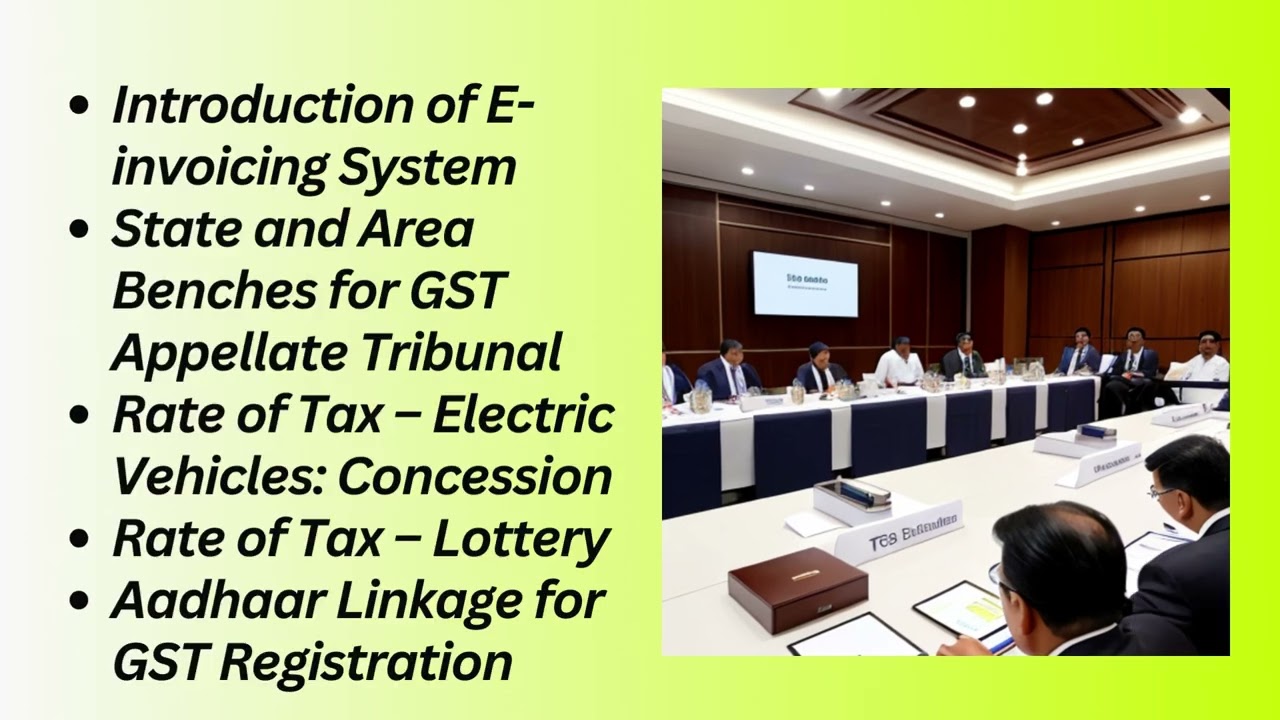 35th GST Council Meeting: Key Highlights