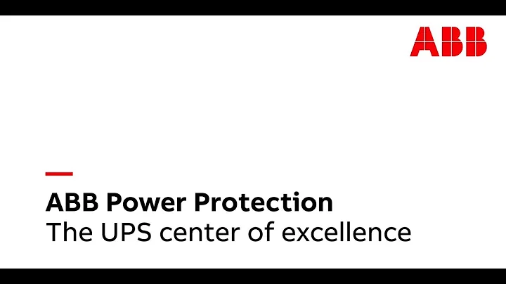 UPS center of excellence - ABB Power Protection