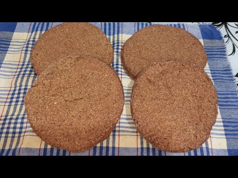 وصفة خبز الشعير الصحي بدون خميرة في الفرن سهل و سريع بدون تعب أو عجن و بنة راائعة