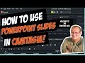 How To Use PowerPoint Slides in Camtasia 9 (or higher)