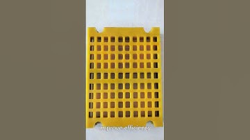 Polyurethane polyweb Deck Customized Mining,direct trade high frequency Polyurethane mesh