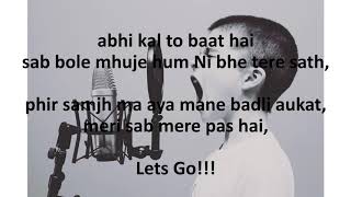 AUKAAT - Rahim Pardesi  - with Lyrics