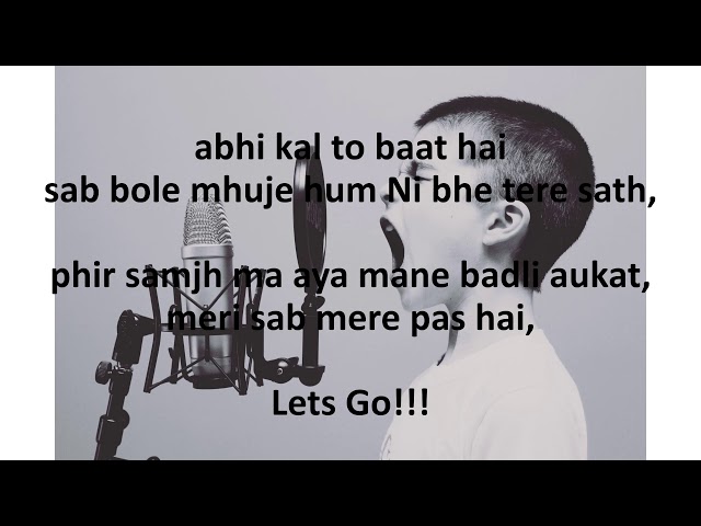 AUKAAT - Rahim Pardesi  - with Lyrics