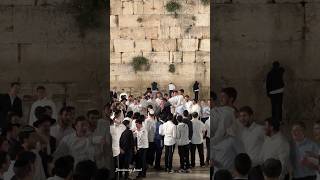 Lag B&#39;Omer celebrations at the Western Wall Jerusalem Israel 2024