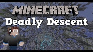 Minecraft Mini Game: Deadly Descent(Make it to the bottom first!)