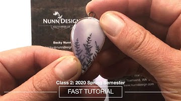 Fast Video | How to Rubber Stamp on Crystal Clay and Apply Colorized Resin