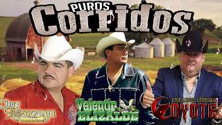 Puros Corridos Mix💪🏾Chuy Lizarraga, El Coyote, Valentin Elizalde💪🏾Para Pistear
