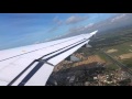 Lufthansa Airbus A320 scenic takeoff at Rome Fiumicino