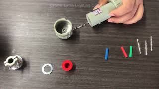how to fix explosion proof plug and socket AC