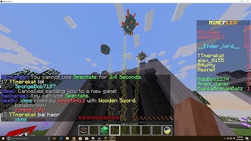 Hacker getting banned in mineplex by gwen.